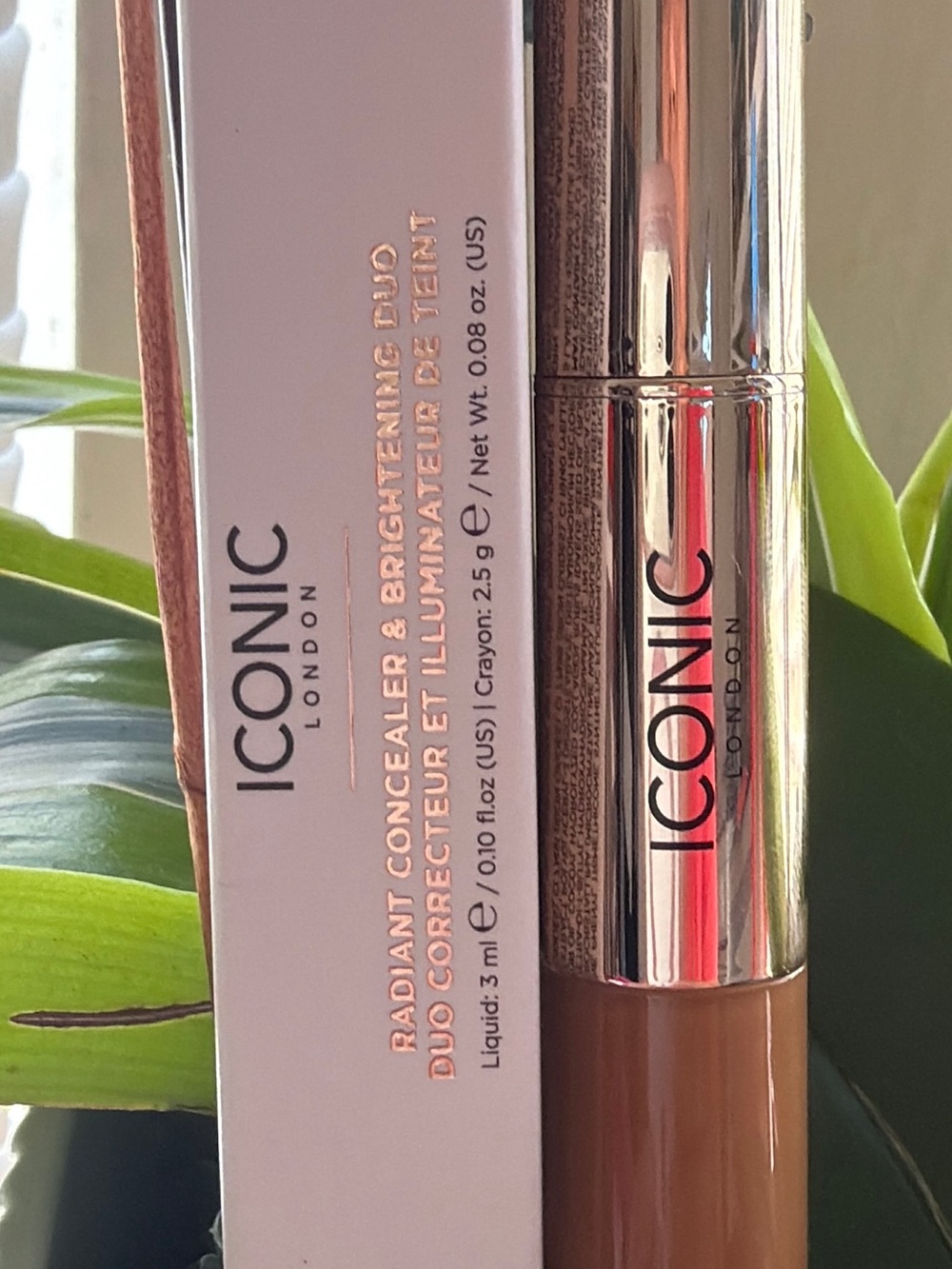 ICONIC London Radiant Concealer & Brightening Duo - Brown, Gold,Deep